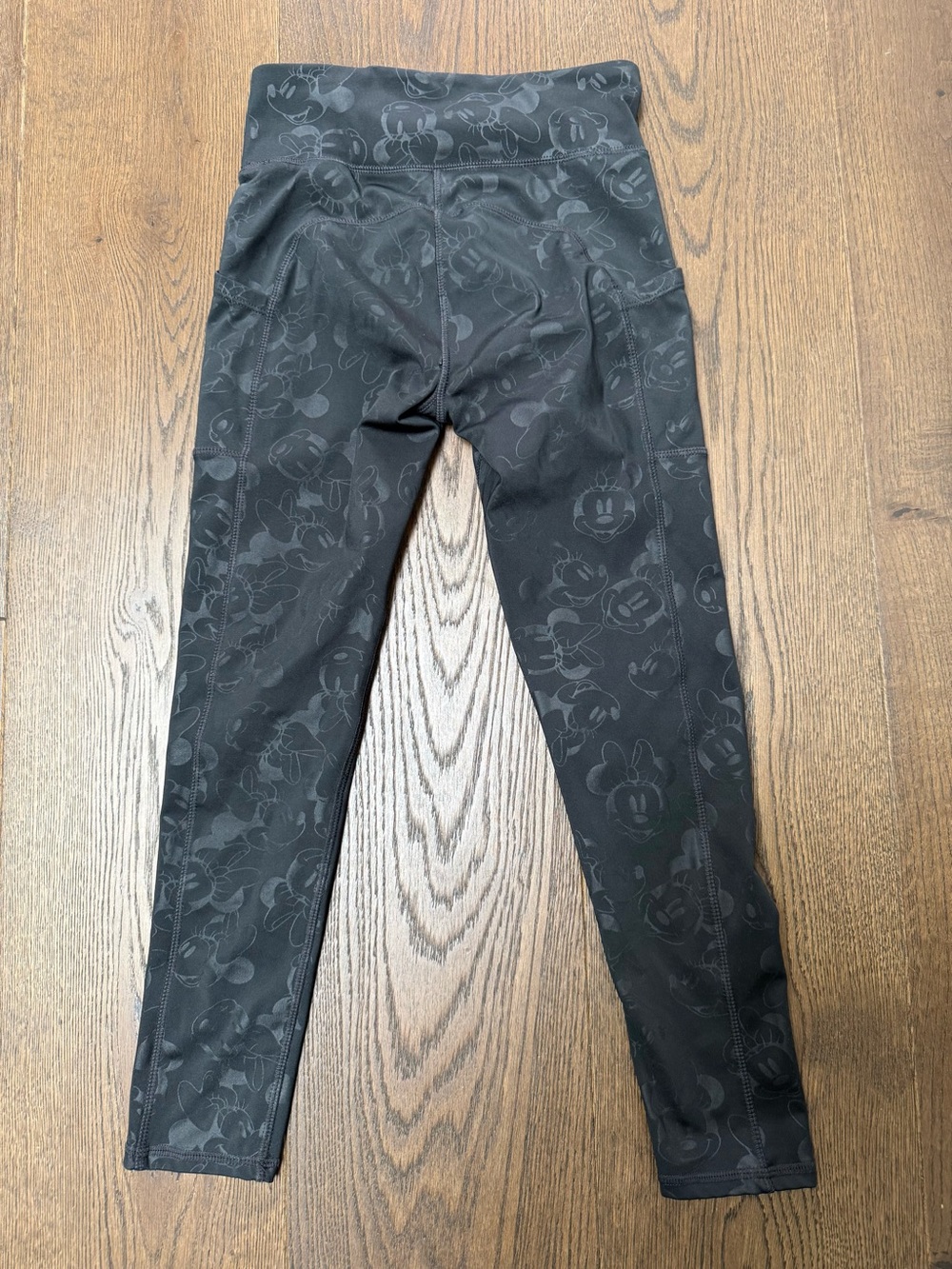 GAP Black Mickey Mouse Patterned Leggings